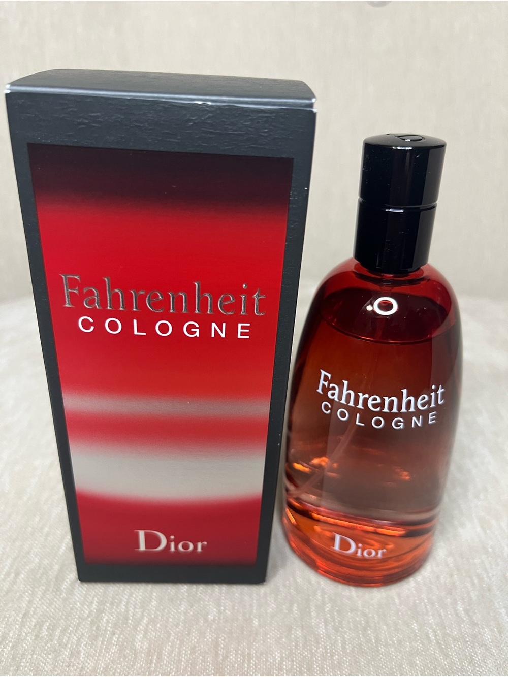 Dior Fahrenheit Cologne - Red and Black Gradient Bottle